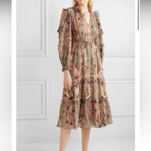 Ulla Johnson Multicolor Long Sleeve Dress